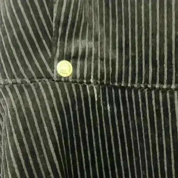 Versace Jeans Couture Corduroy Vintage Black Dress - Picture 2 of 9